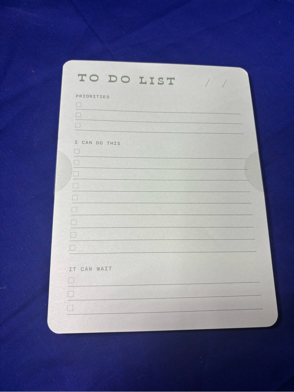 New To Do List Notepad - White 40 Pages Mothers Day Gift